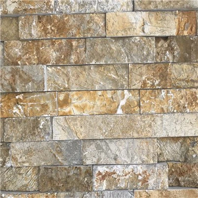 Złoty wapień do dekoracji wnętrz Panele ułożone JRE-100