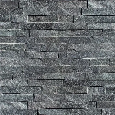 Panele ścienne Ledgestone Czarny kwarcyt JRF-041
