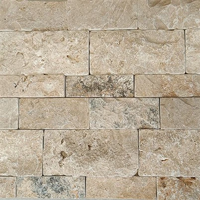 Panel z trawertynu Ledgestone w kolorze beżowym JRF-068